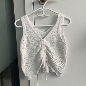 Jessica Simpson crochet / knit tank top - Size S
